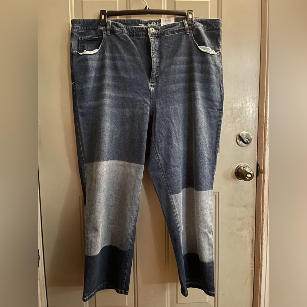 Macy's Style & Co High Waisted Mom Jeans Size 24W NWT